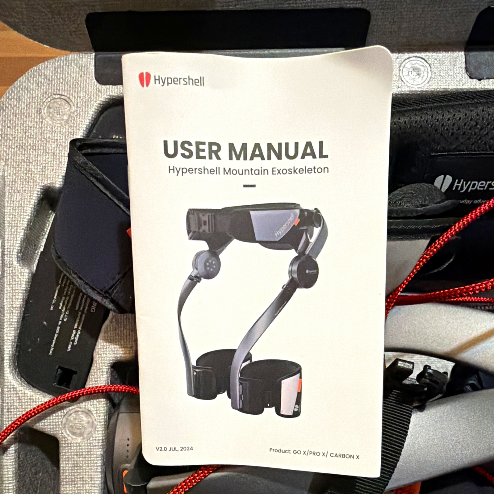 Hypershell Mountain Exoskeleton System - Model Exoskeleton w/ User Manual Hypershell Mountain Exoskeleton System - Model Exoskeleton w/ User Manual