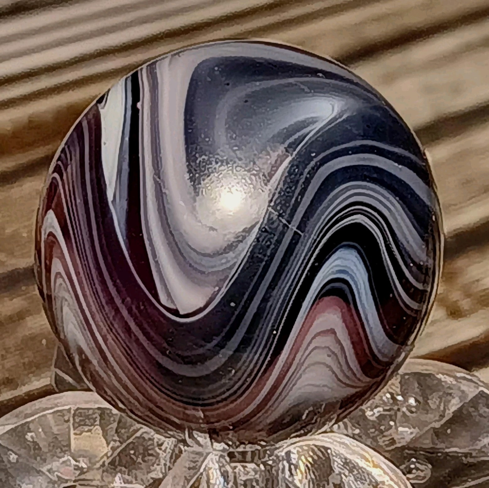 Stunning Slag Marble. M.F.C. AKRO CAC PELTIER. .66\ Stunning Slag Marble. M.F.C. AKRO CAC PELTIER. .66\