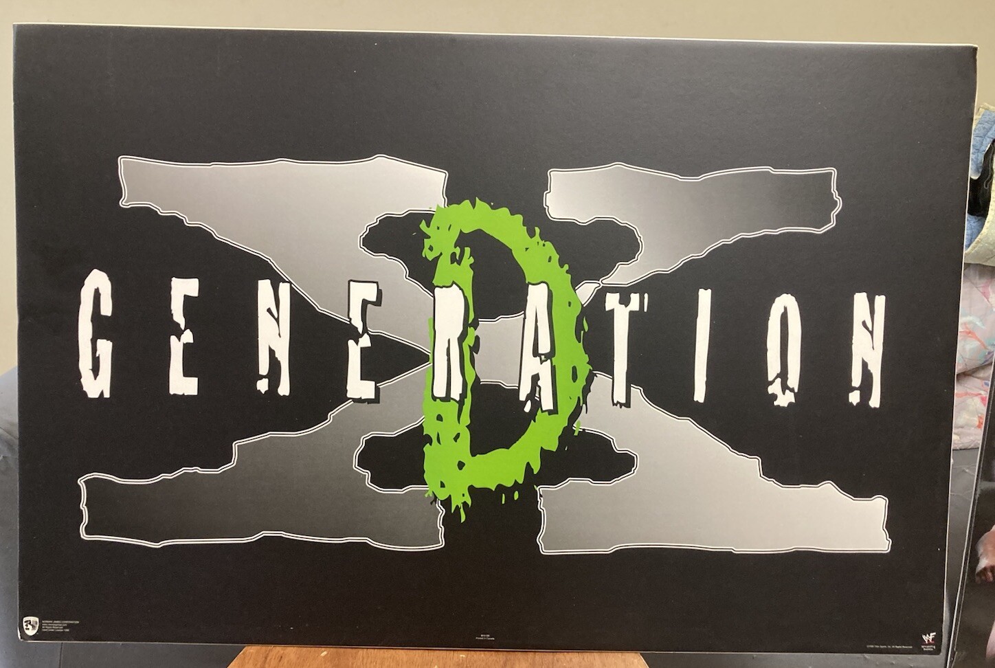 D Generation X WWF DX 22”x34” Norman James Corp Foam Board Poster VERY RARE 1998 D Generation X WWF DX 22”x34” Norman James Corp Foam Board Poster VERY RARE 1998