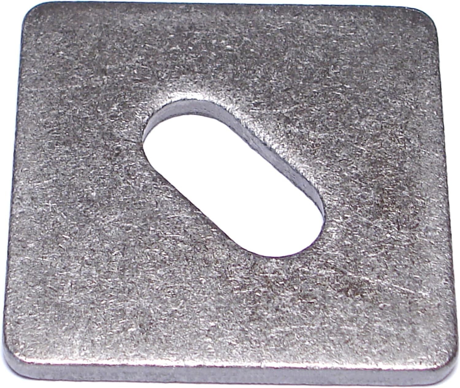 3/4 X 3 X 3 X 1/4 Slotted Square Washer Hot Dipped Galvanized 75 Pieces