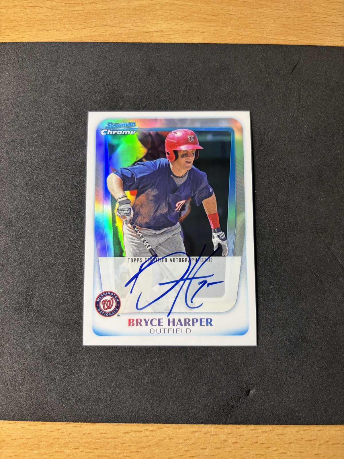 2011 Bowman Chrome Bryce Harper 1st Refractor Auto /500 BCP111 Phillies 2011 Bowman Chrome Bryce Harper 1st Refractor Auto /500 BCP111 Phillies