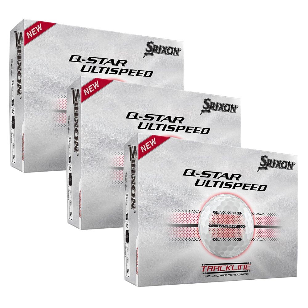 Srixon 2026 Q-Star Ultispeed Track Golf Balls (3 Dozen) - White