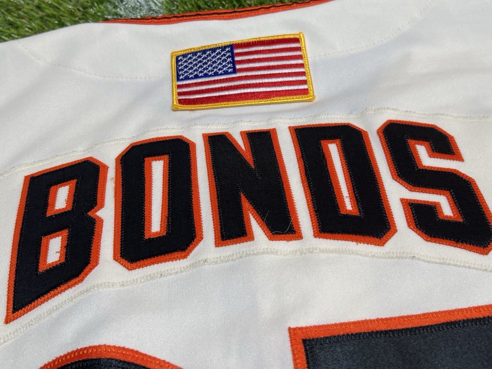 Vintage 2001 Majestic Barry Bonds #25 Jersey S.F. Giants 52 Mlb Baseball San Fra