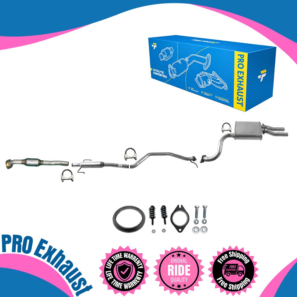Front Catalytic+Rear Resonator+Muffler Assembly For 2009-2013 Mazda 6 2.5L New Front Catalytic+Rear Resonator+Muffler Assembly For 2009-2013 Mazda 6 2.5L New
