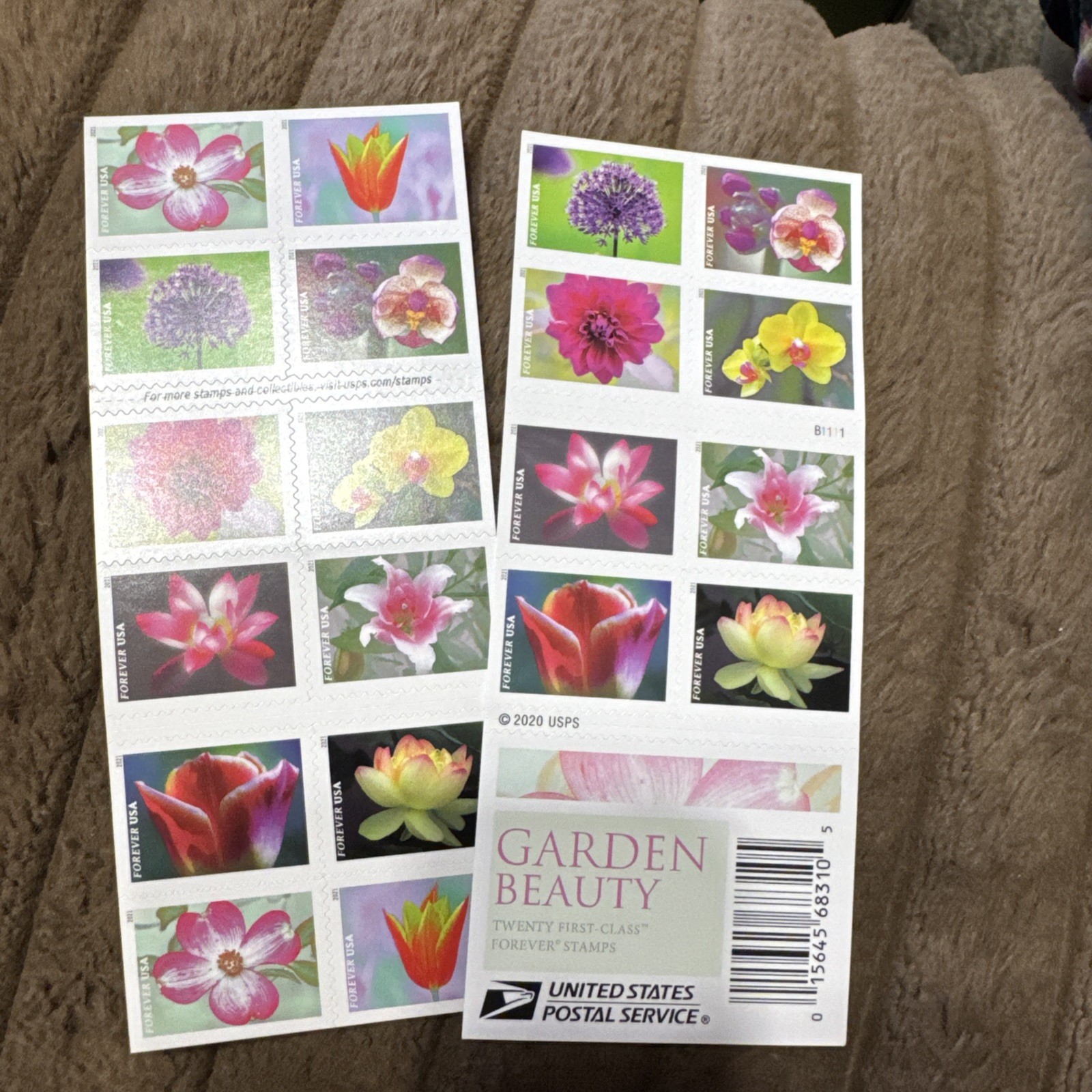 Two New 2020 USPS Garden Beauty Forever Postage Stamps 40 Stamps Two New 2020 USPS Garden Beauty Forever Postage Stamps 40 Stamps