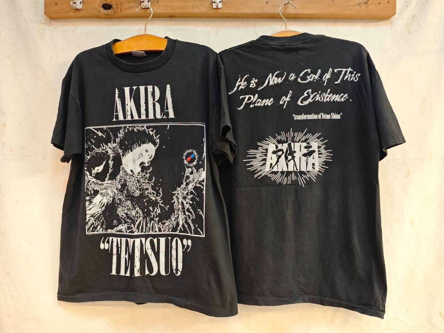 Vintage Y2K Akira TETSUO 90s Anime Movie Short Sleeve Sz.L Black T-Shirt REPRINT Vintage Y2K Akira TETSUO 90s Anime Movie Short Sleeve Sz.L Black T-Shirt REPRINT