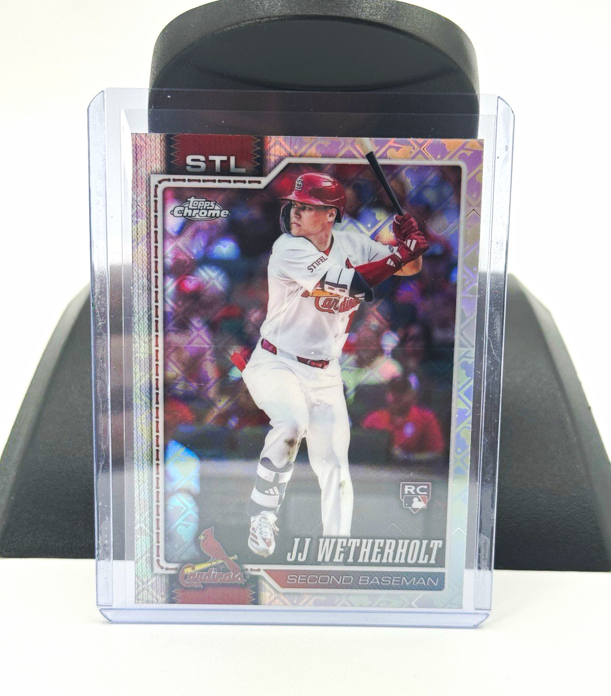 Topps 2026 Topps Chrome JJ Wetherholt Logo Man Refractor St. Louis Cardinals