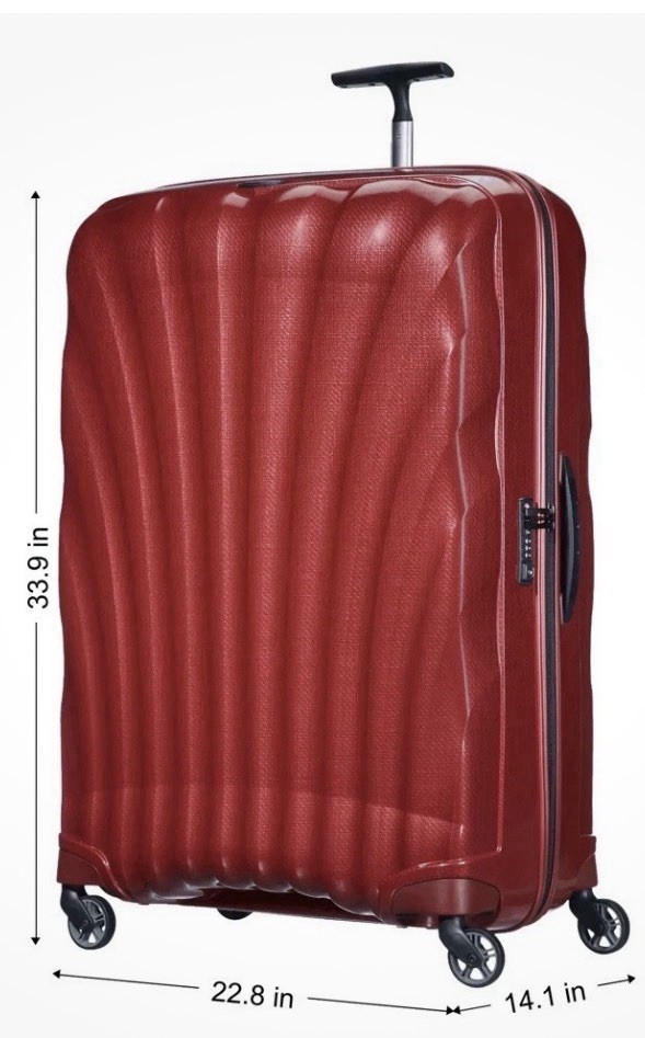 Samsonite COSMOLITE 3.0 EXTRA LARGE SPINNER-Red-No Tags