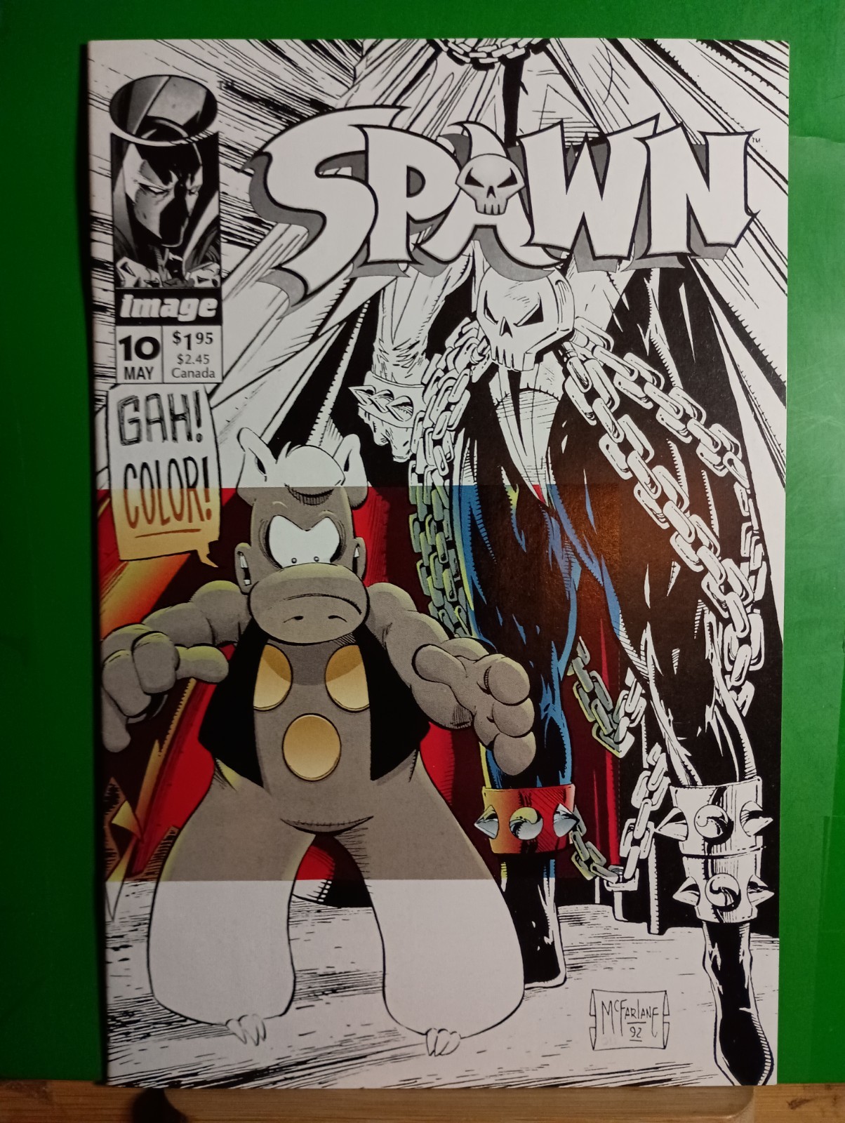 1993 Image Comics Spawn Issue 10 Todd McFarlane Direct Edition Cover A Variant