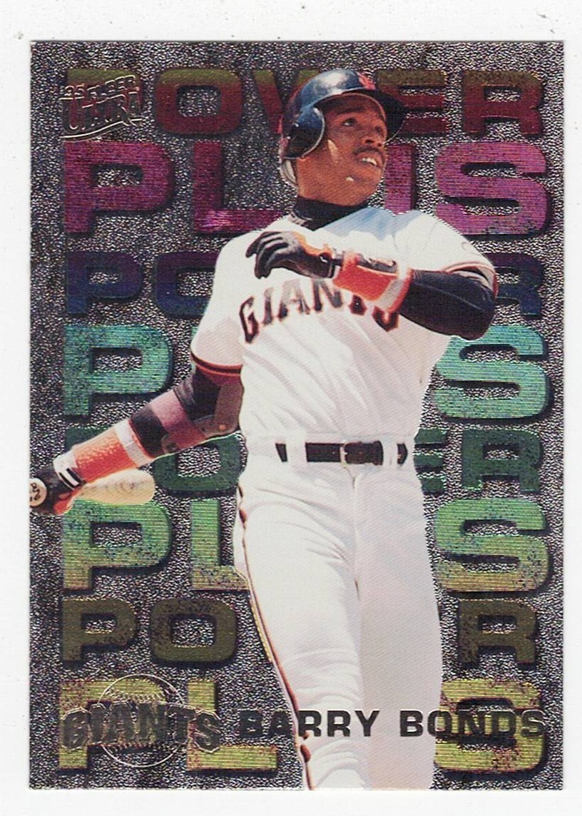 1995 Fleer Ultra Barry Bonds Power Plus #5 of 6 San Francisco Giants 1995 Fleer Ultra Barry Bonds Power Plus #5 of 6 San Francisco Giants