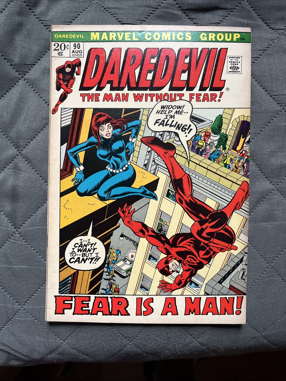 Daredevil #90 (Marvel Comics August 1972) Bronze Age Original Owner Daredevil #90 (Marvel Comics August 1972) Bronze Age Original Owner