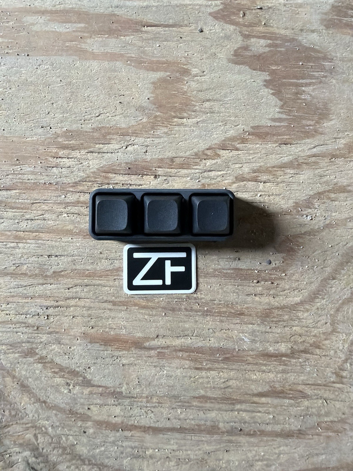 ZERO FEUD - ZF-MX Triple Key - Clear Anodized Aluminum New ZERO FEUD - ZF-MX Triple Key - Clear Anodized Aluminum New