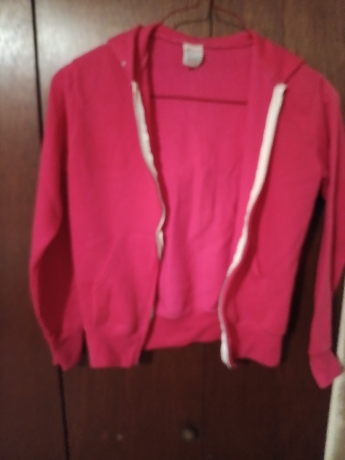 VTG 70s 80s GAD-ABOUTS Hoodie Zip Front Sweatshirt L Pink Poly Cotton USA Made VTG 70s 80s GAD-ABOUTS Hoodie Zip Front Sweatshirt L Pink Poly Cotton USA Made