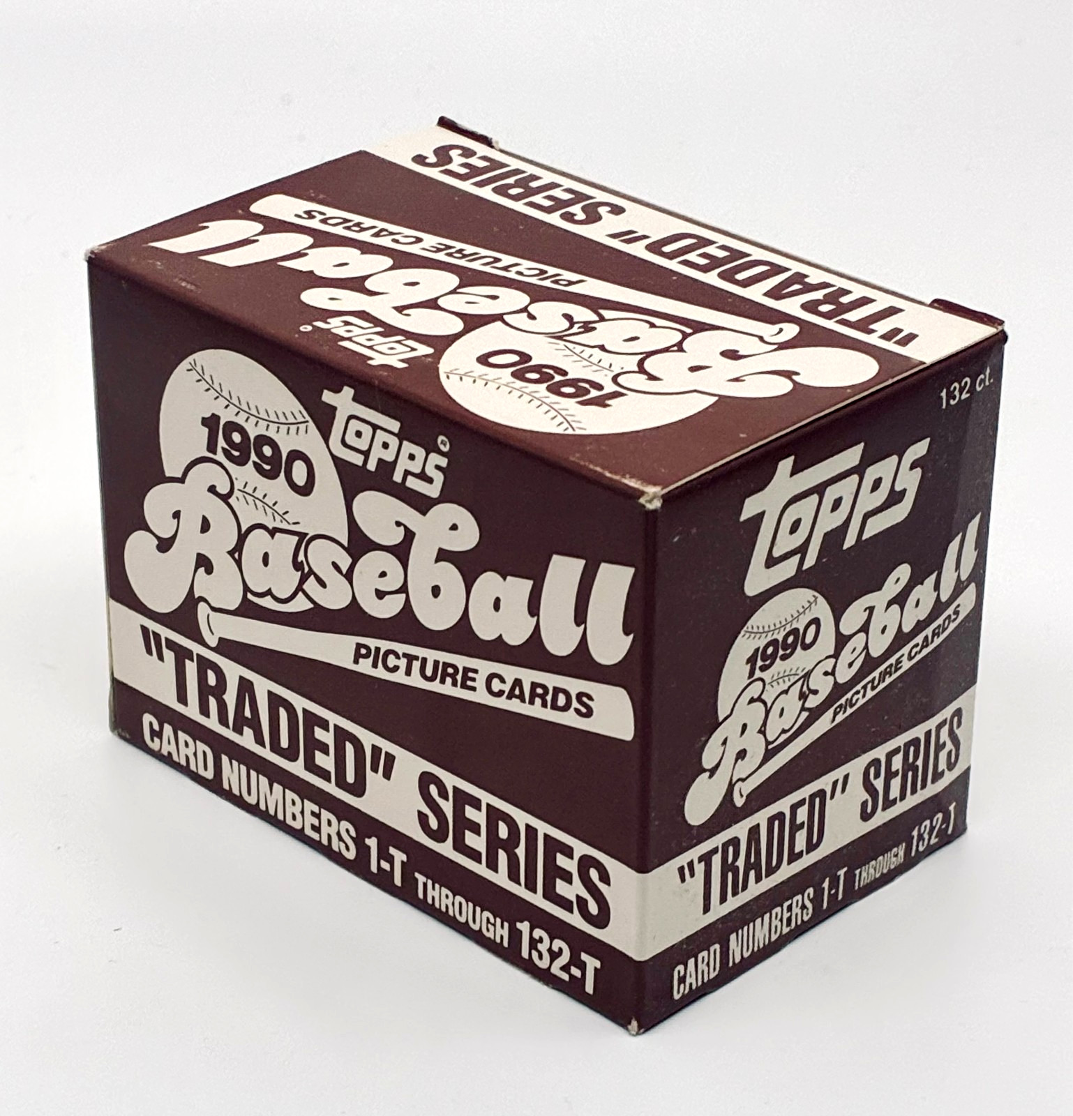 1990 Topps Baseball Traded Complete Set 132 Cards - Case Fresh NM to NM+ 1990 Topps Baseball Traded Complete Set 132 Cards - Case Fresh NM to NM+