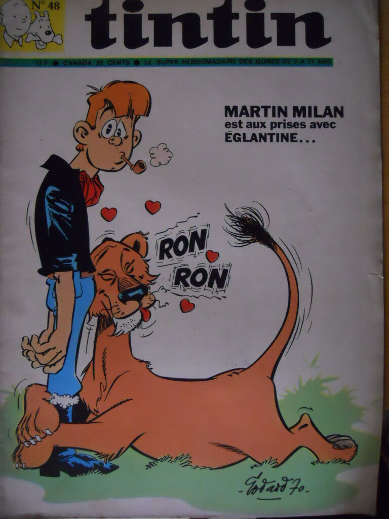 Tin Tin n�48 1970 - Vincent Larcher Ajax Amsterdam AC Milan [C19]