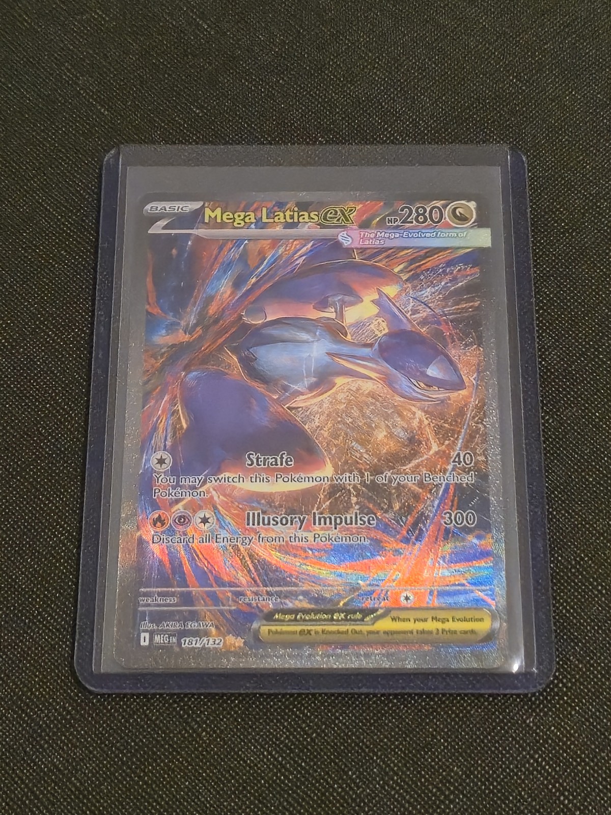 Mega Latias ex 181/132 Mega Evolution Special Illustration Rare SIR Pokemon NM Mega Latias ex 181/132 Mega Evolution Special Illustration Rare SIR Pokemon NM