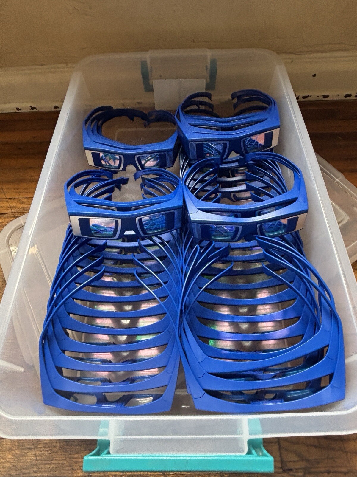 Infitec Simplex 3D Glasses Best 3D Blue Frames RARE New - Lot Of 40 Glasses Infitec Simplex 3D Glasses Best 3D Blue Frames RARE New - Lot Of 40 Glasses