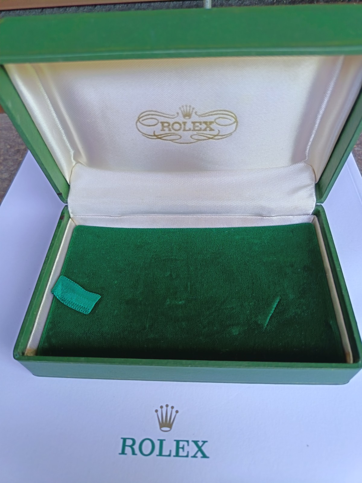 Ultra Rare Genuine Rolex Box 1950s/60s Rolex Classic Classic Watch Box