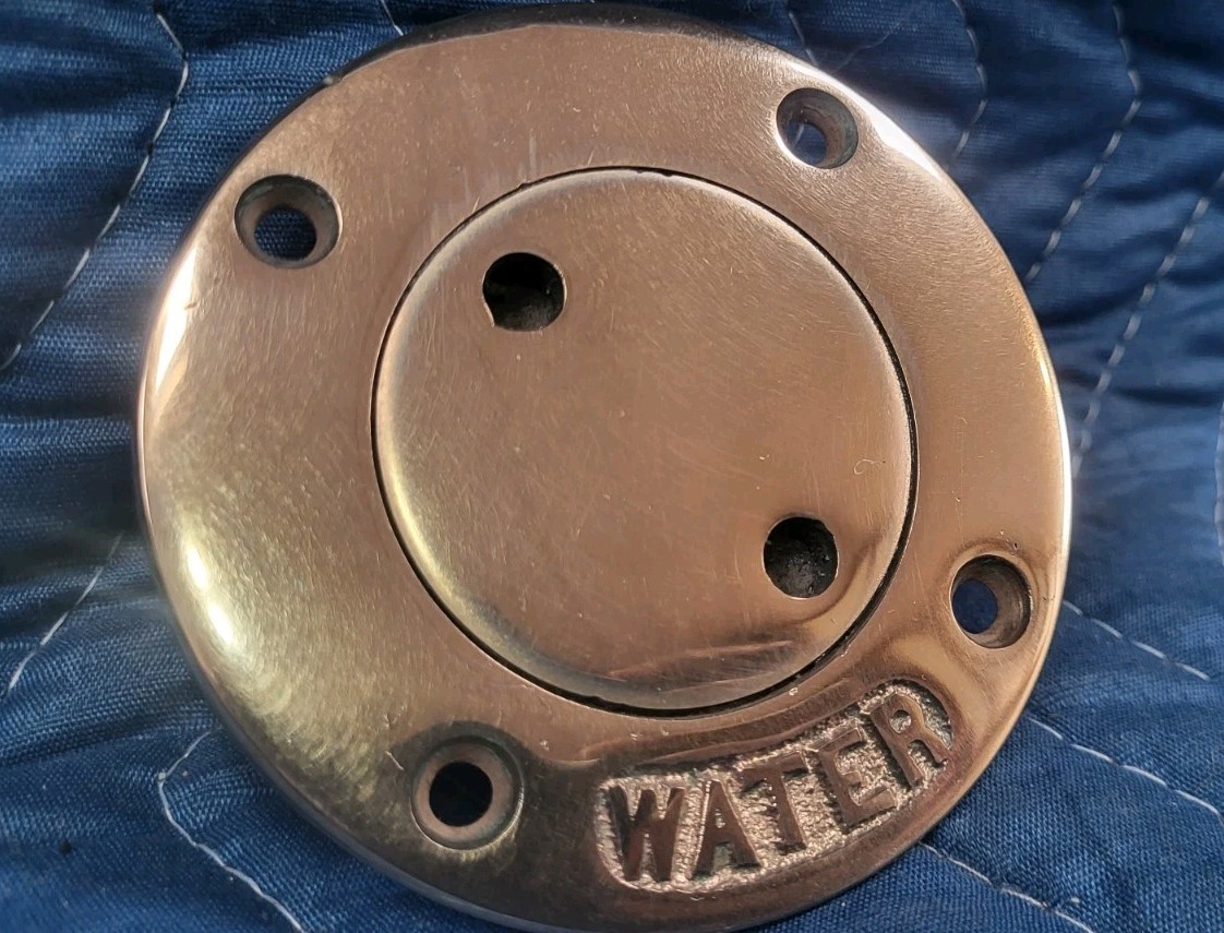 Vintage Polished Boat Marine Sold Bronze 1-1/2\ Vintage Polished Boat Marine Sold Bronze 1-1/2\