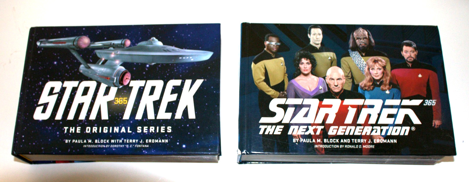 Star Trek 365 Original Series & The Next Generation Book Lot Paula Block/Erdmann