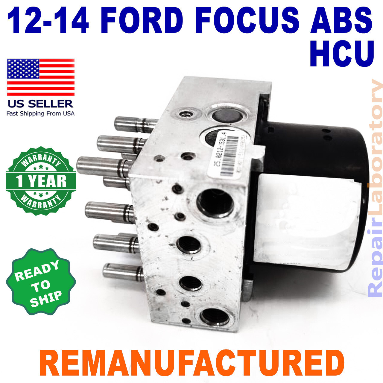 ✅ReBuilt✅ BV6Z-2C405-E 2012-2014 Ford Focus ABS Hydraulic Control Unit HCU