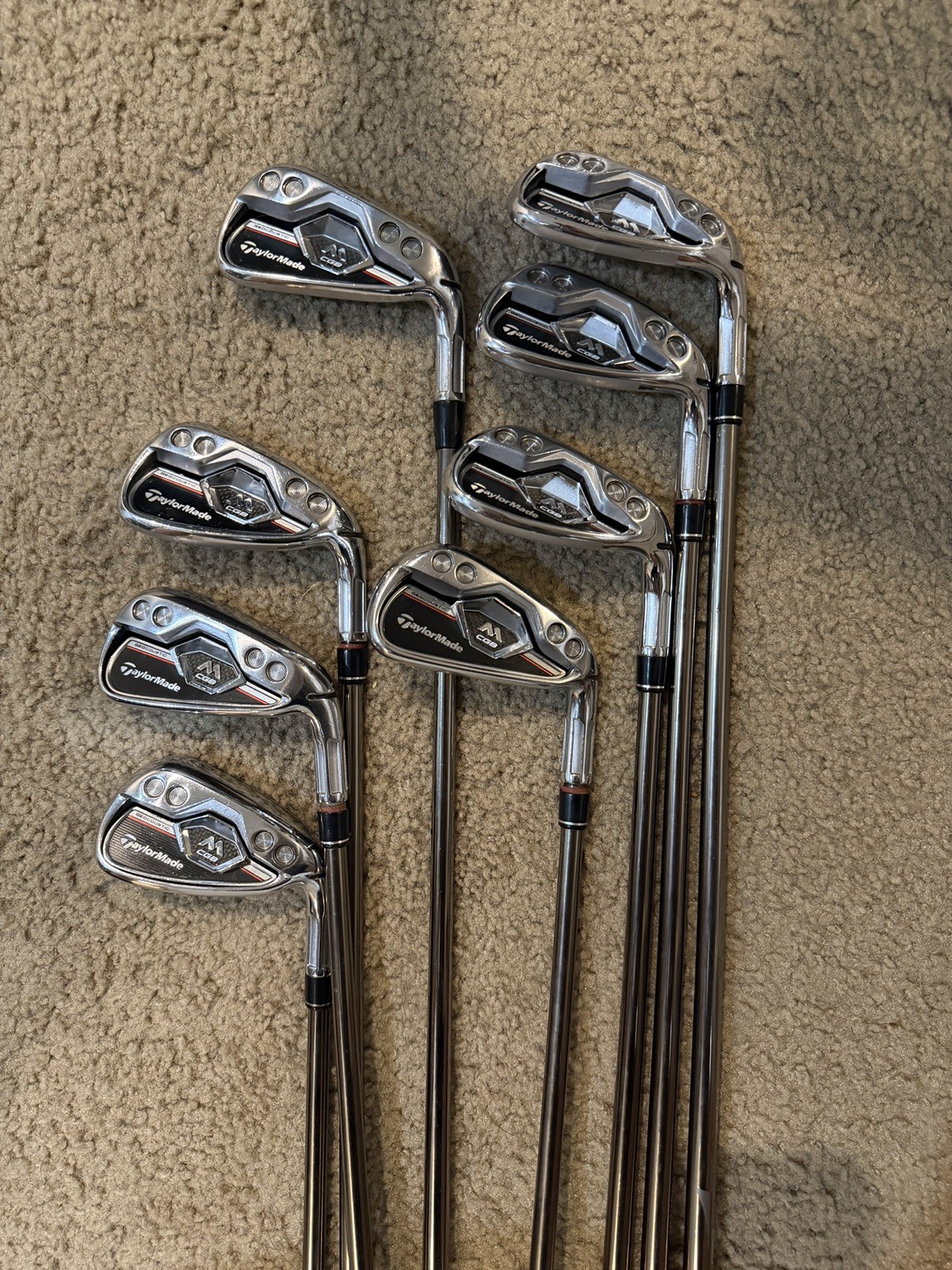 TaylorMade M CGB iron set 5-SW RH UST Mamiya Recoil SR Flex Graphite Read Descip