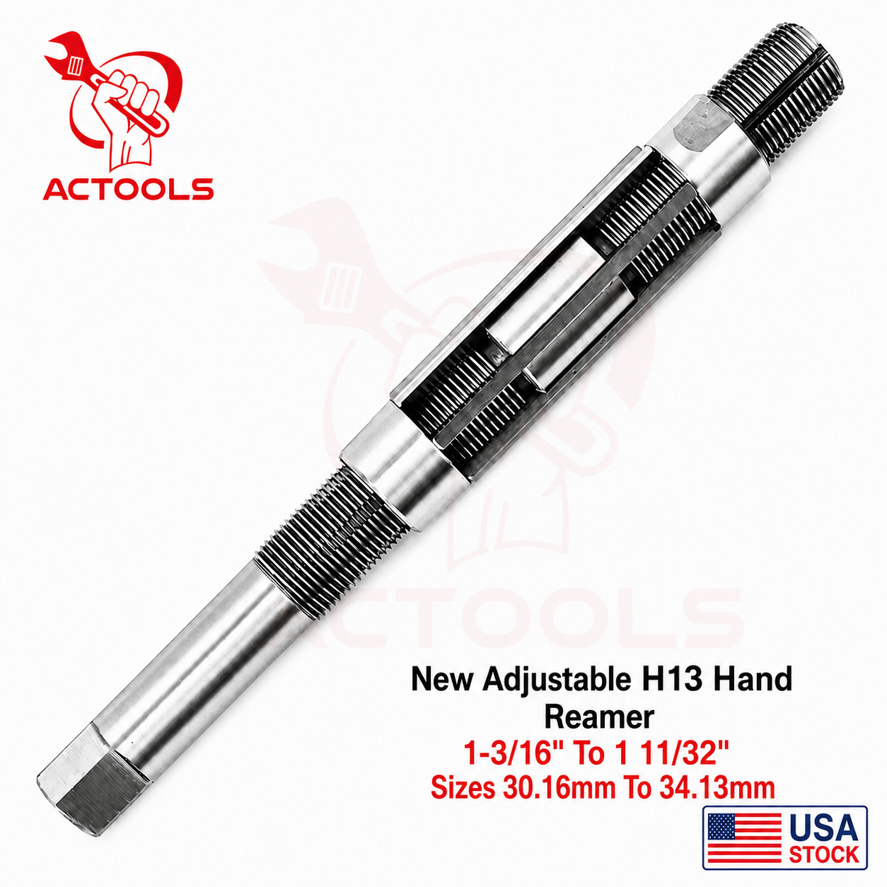 New Adjustable H13 Hand Reamer 1 3/16
