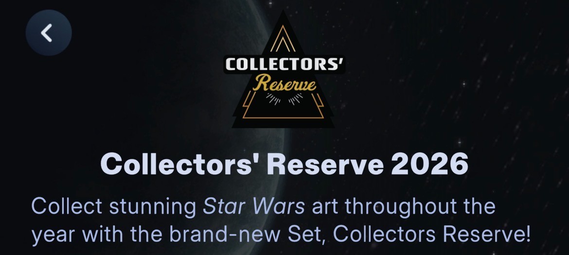 TOPPS STAR WARS CARD TRADER COLLECTORS RESERVE 26 WEEK 3 SR 9 CARD SET TOPPS STAR WARS CARD TRADER COLLECTORS RESERVE 26 WEEK 3 SR 9 CARD SET