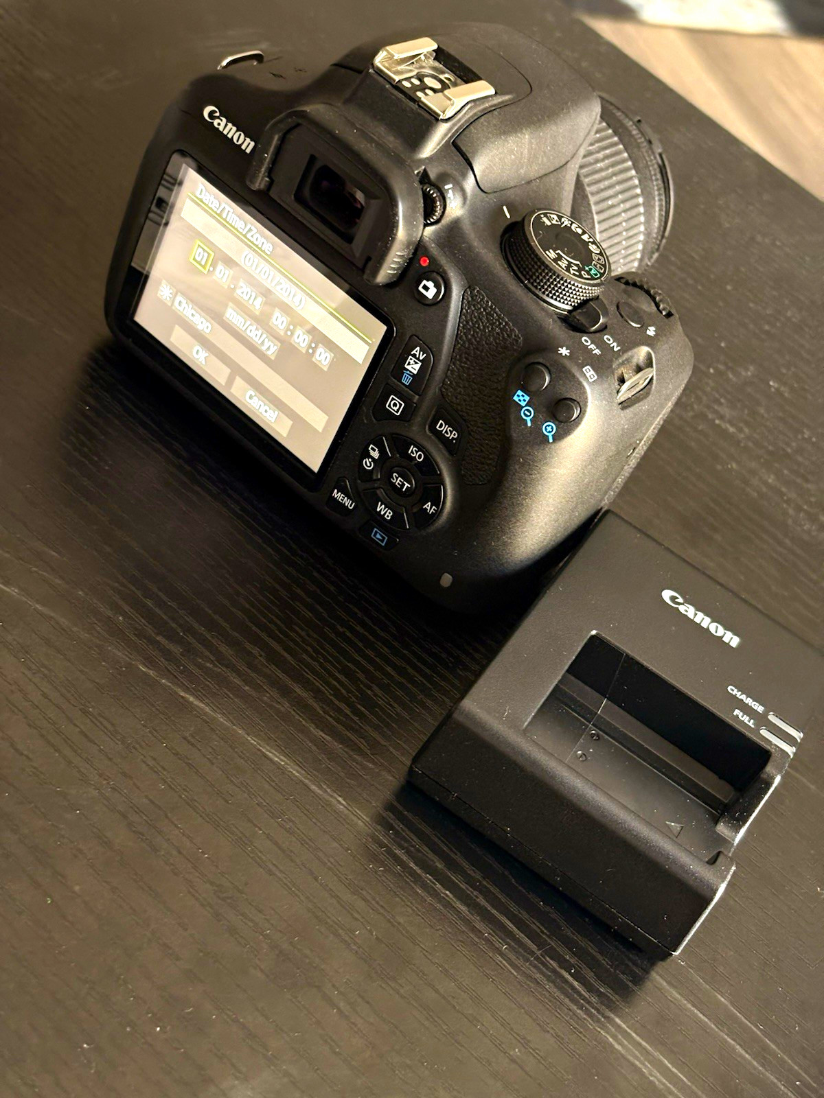 Canon EOS Rebel T5/1200D 18MP DSLR w/ 18-55mm IS Lens, Charger, Manual Canon EOS Rebel T5/1200D 18MP DSLR w/ 18-55mm IS Lens, Charger, Manual