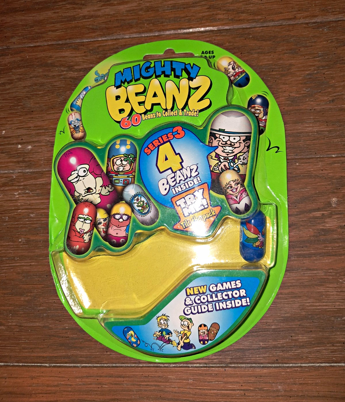 Box Of 8 Packs Mighty Beanz Series 3 4 Beanz Inside Tin 4-Pack, 2004 MPN 121003 