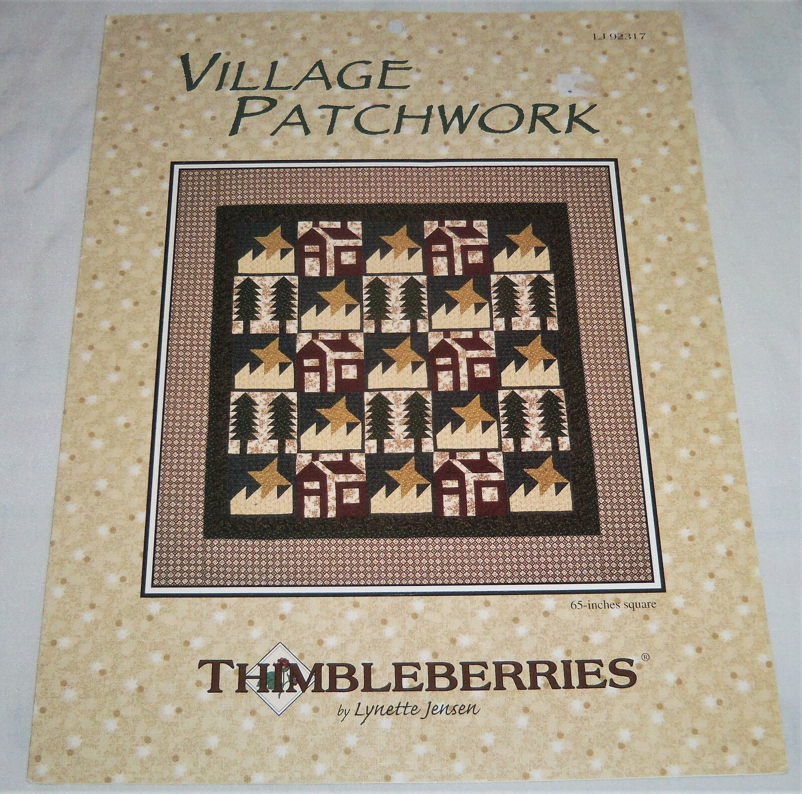 Thimbleberries Village Patchwork Quilt Pattern Leaflet Book LJ92317 Houses Trees Thimbleberries Village Patchwork Quilt Pattern Leaflet Book LJ92317 Houses Trees