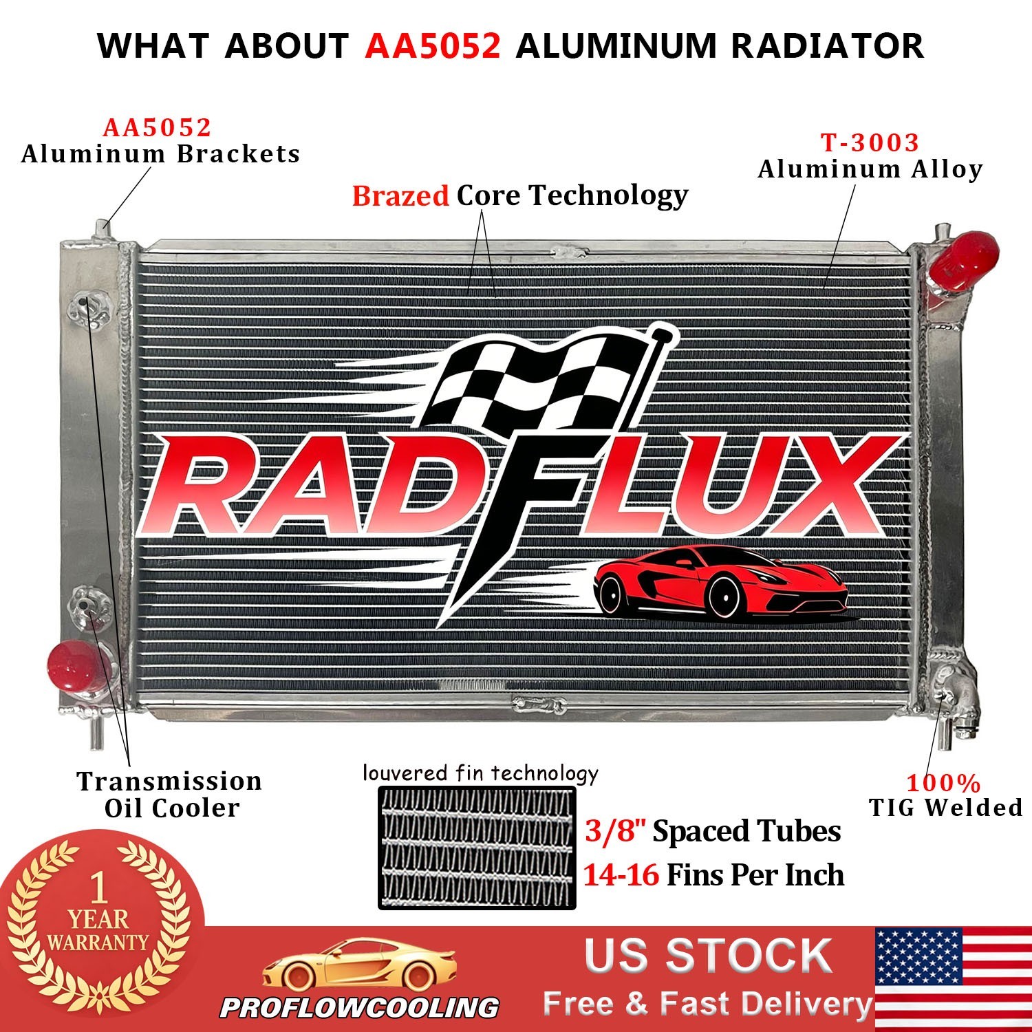 DPI:2988 Full Aluminum Radiator For 2009-2018 2017 2015 Nissan Maxima 3.5L V6 AT