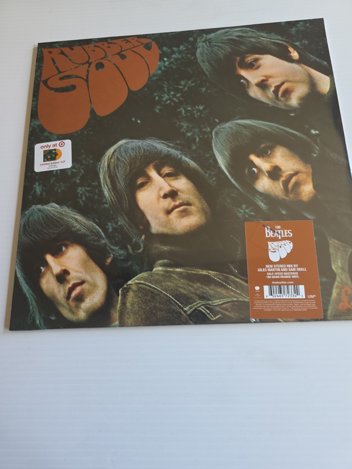 THE BEATLES RUBBER SOUL TARGET Orange Vinyl Record LP 1/2 Speed 2026 SOLD OUT THE BEATLES RUBBER SOUL TARGET Orange Vinyl Record LP 1/2 Speed 2026 SOLD OUT