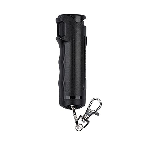 SABRE Pepper Gel with Finger Grip and Snap Clip, 25 Bursts, 12-Foot (4-Meter) SABRE Pepper Gel with Finger Grip and Snap Clip, 25 Bursts, 12-Foot (4-Meter)