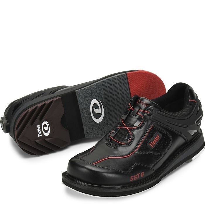DEXTER SST 6 HYBRID BOA BLACK/RED right hand BOWLING SHOES |  |