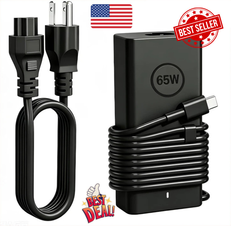 New Slim 65W Laptop Charger USB C for Dell Latitude 5420 5520 5540 7420 7410 New Slim 65W Laptop Charger USB C for Dell Latitude 5420 5520 5540 7420 7410