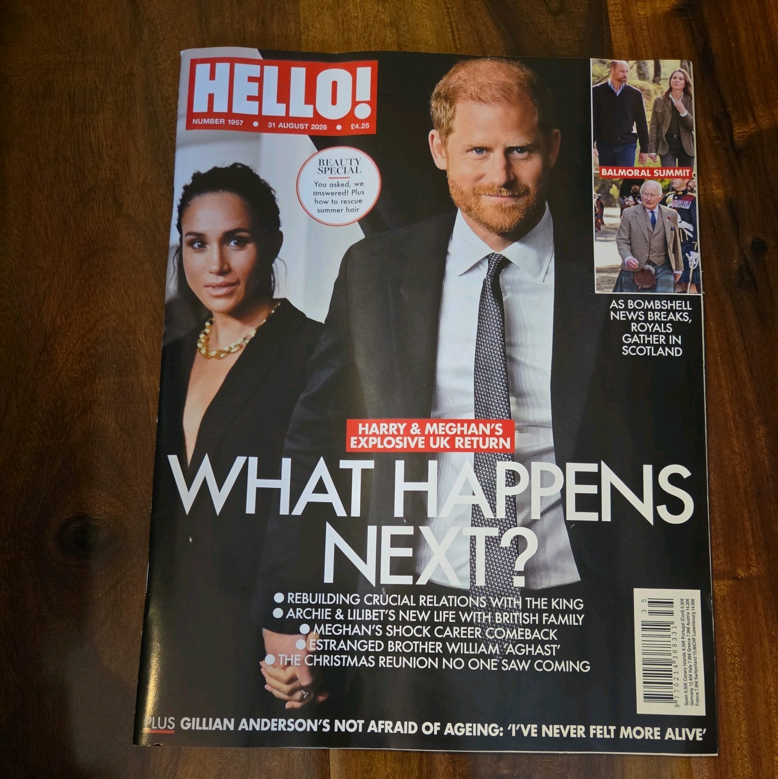 UK Hello Magazine 1957: Meghan Markle, Harry, Camilla, William, Kate Middleton UK Hello Magazine 1957: Meghan Markle, Harry, Camilla, William, Kate Middleton