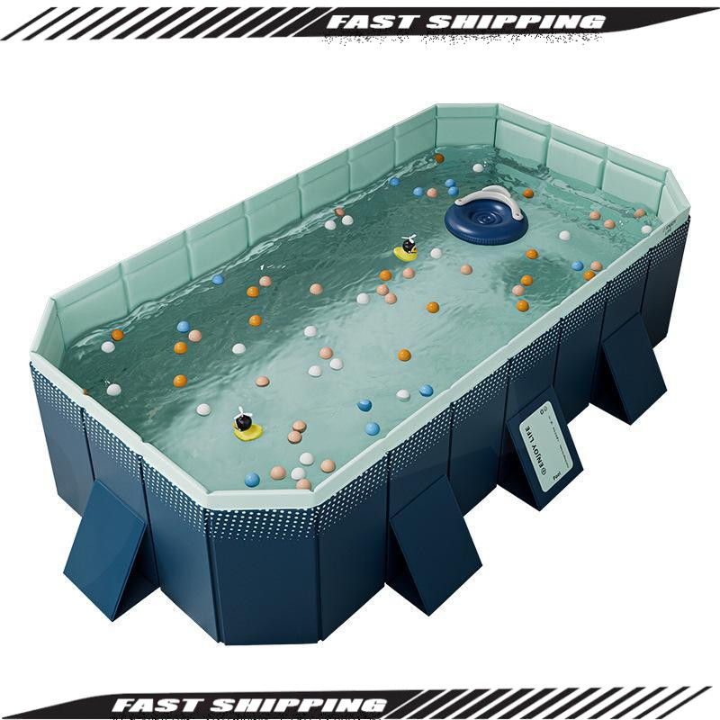 116inch Rectangular Foldable Above Ground Outdoor Kid Adult Kiddie Swimming Pool 116inch Rectangular Foldable Above Ground Outdoor Kid Adult Kiddie Swimming Pool
