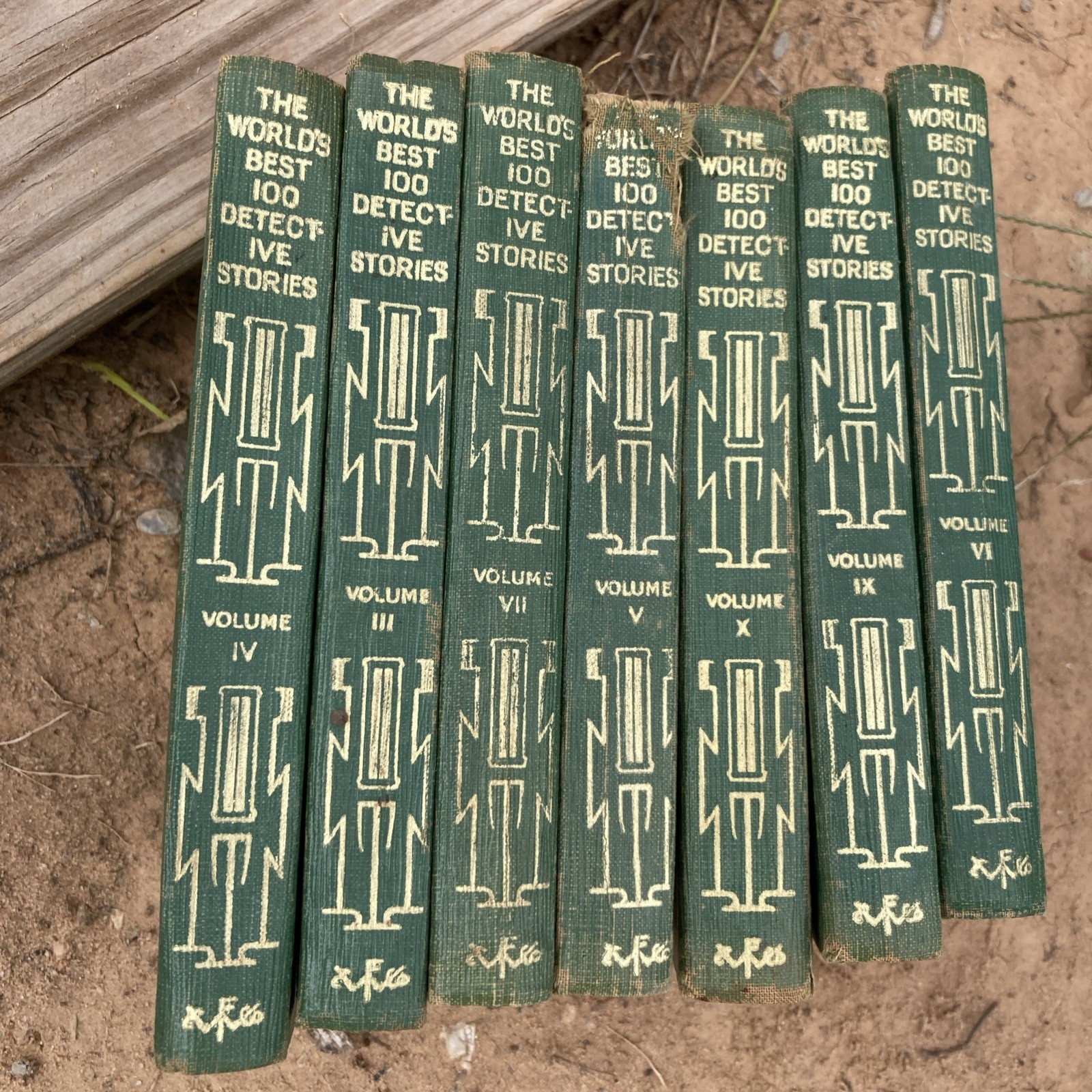 1929 World’s Best 100 Detective Stories Vintage Book Lot Green Eugene Thawing 1929 World’s Best 100 Detective Stories Vintage Book Lot Green Eugene Thawing