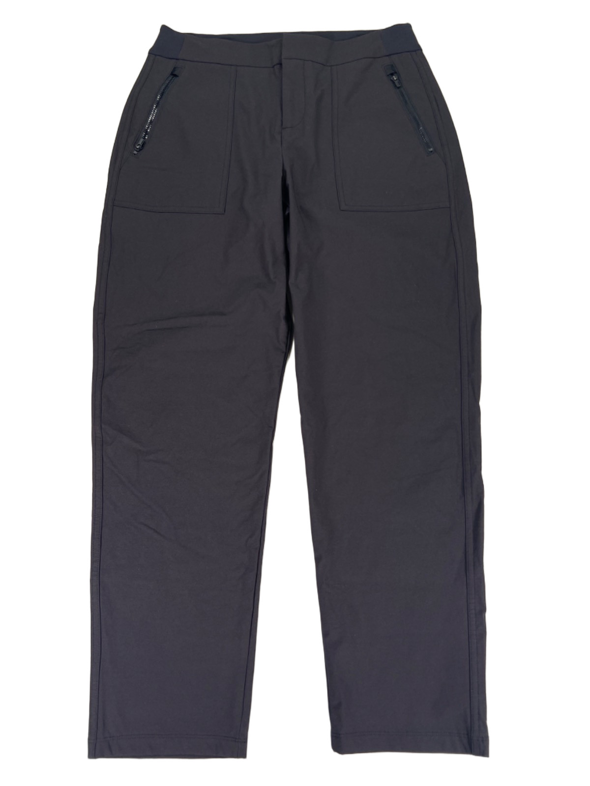 Athleta Women\'s Black Wander Hybrid Straight Leg Pants - 8