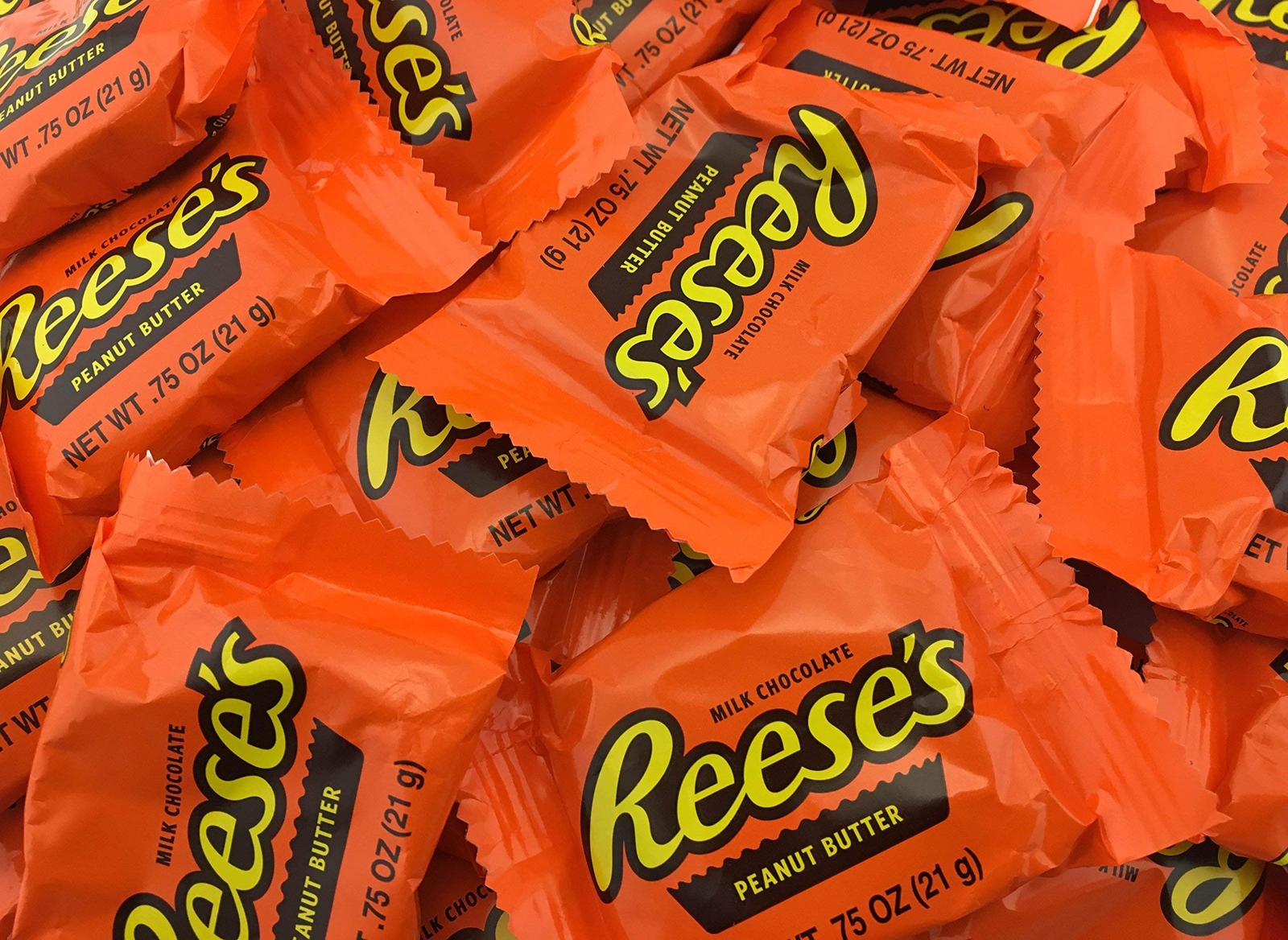 REESE\'S Peanut Butter Cups, Milk Chocolate, Snack Size (Pack of 2 Pounds) REESE\'S Peanut Butter Cups, Milk Chocolate, Snack Size (Pack of 2 Pounds)