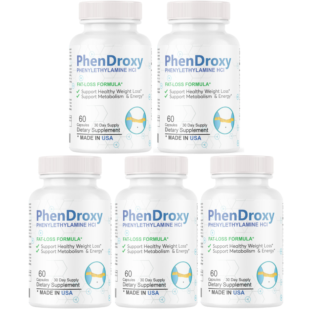 PhenDroxy, Supports Weight Loss, Healthy Metabolism & Energy- 5 Pack PhenDroxy, Supports Weight Loss, Healthy Metabolism & Energy- 5 Pack