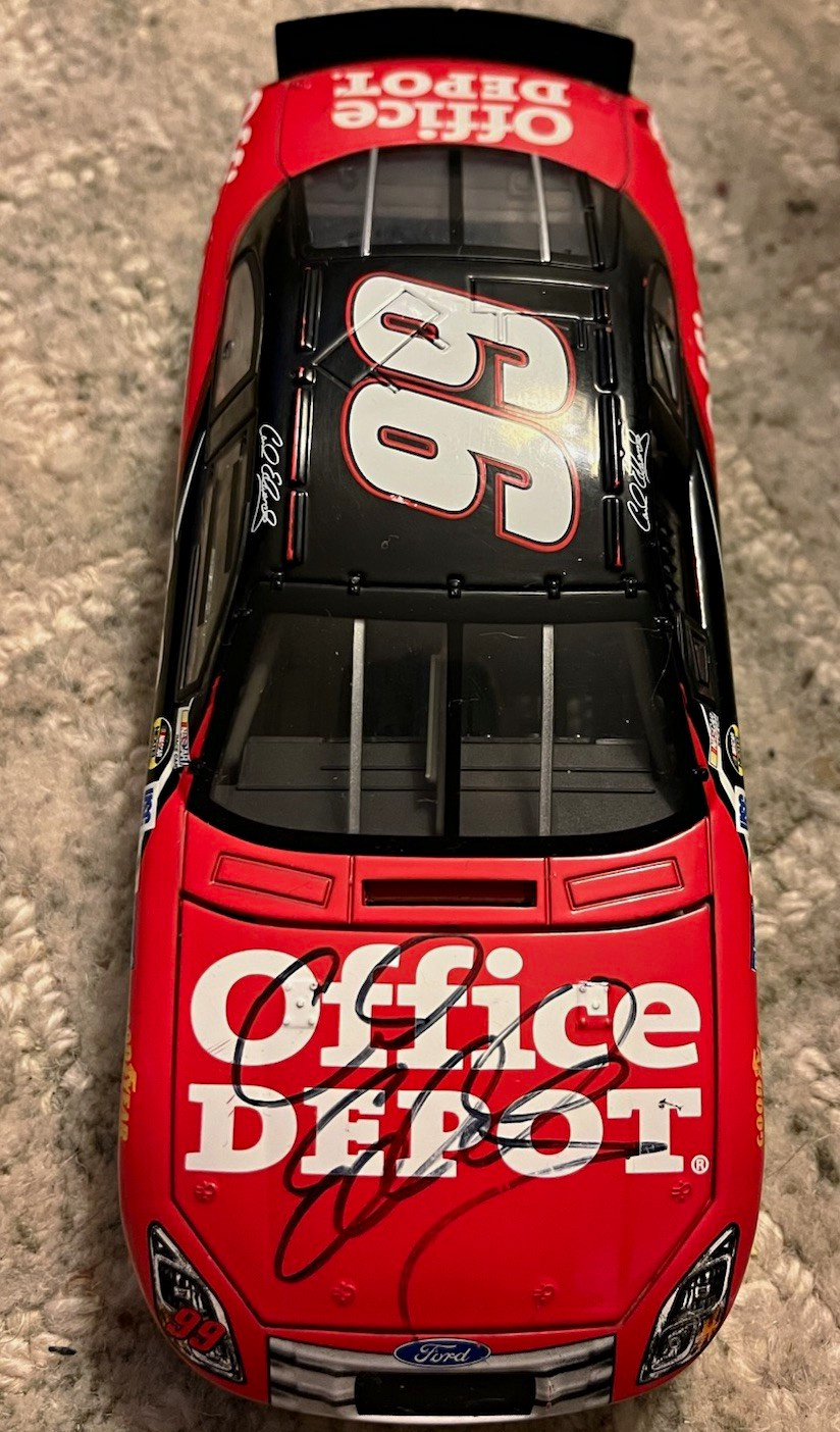 Office Depot NASCAR #99 Ford Diecast Racing Car Autographed Carl Edwards Office Depot NASCAR #99 Ford Diecast Racing Car Autographed Carl Edwards