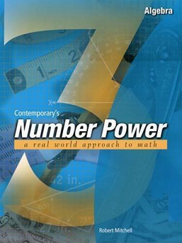 Contemporary\'s Number Power 3 : Algebra A Real World Approach to Math - GOOD Contemporary\'s Number Power 3 : Algebra A Real World Approach to Math - GOOD