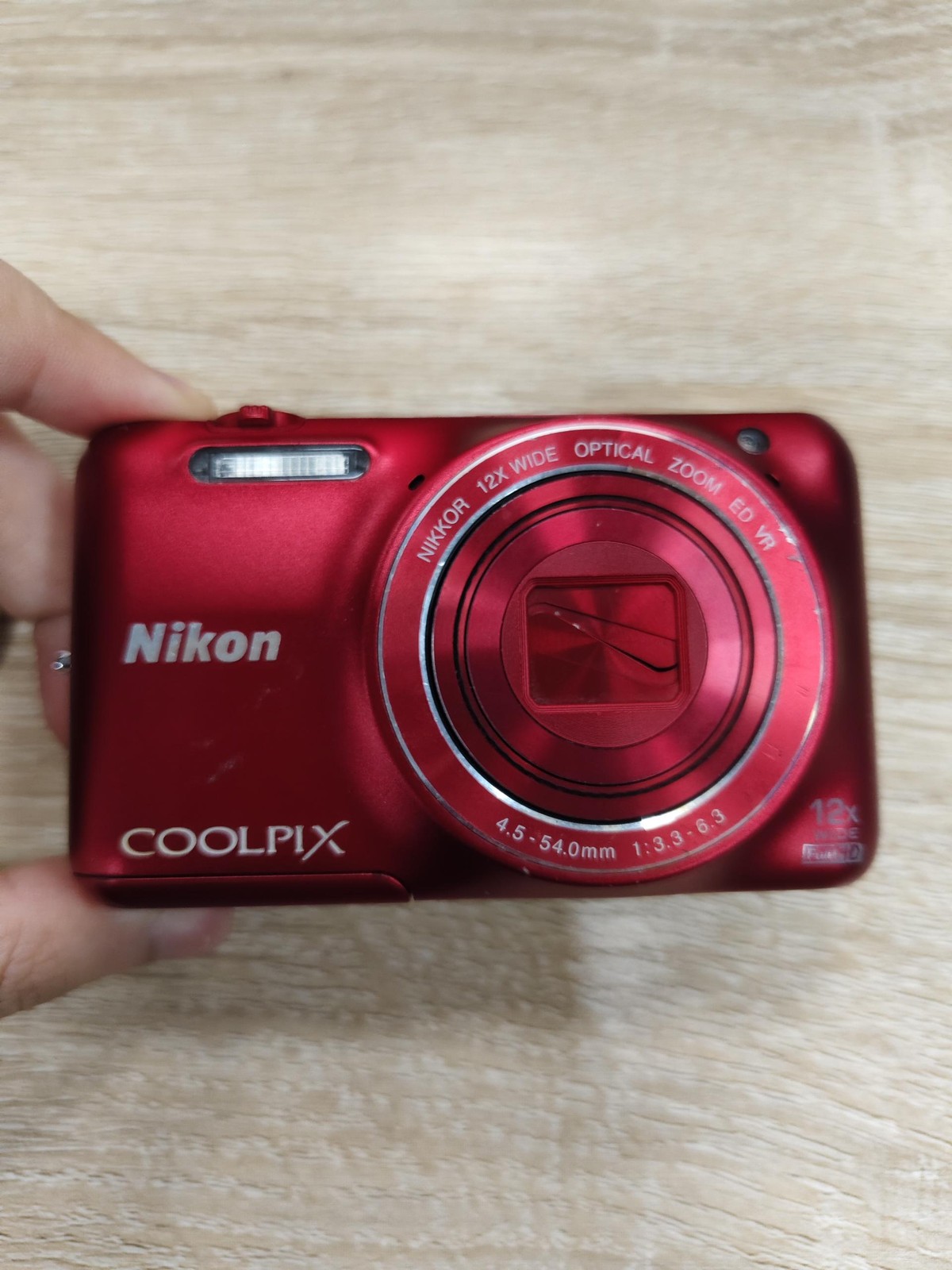 Nikon COOLPIX S6600 Red 16.0MP Compact Digital Camera 12x Zoom Tested Working Nikon COOLPIX S6600 Red 16.0MP Compact Digital Camera 12x Zoom Tested Working