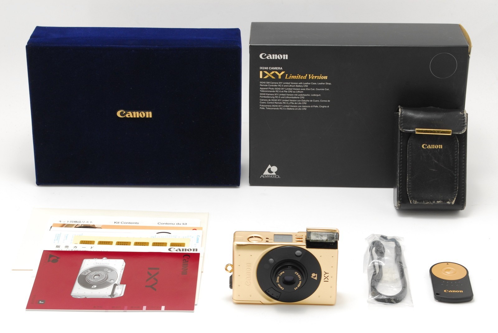 [Near MINT in BOX] Canon IXY 240 60th anniv. Limited gold Digital Camera JAPAN