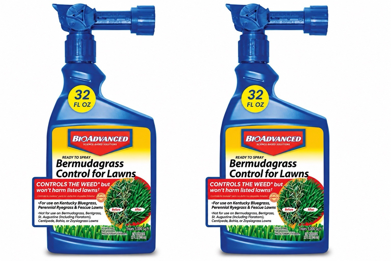 X2 BioAdvanced Bermuda Grass Weed Killer Bermudagrass Control for Lawns 32oz X2 BioAdvanced Bermuda Grass Weed Killer Bermudagrass Control for Lawns 32oz