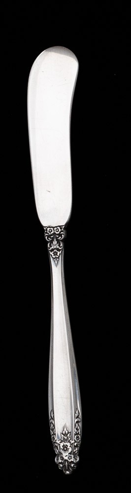 1939 International Sterling Prelude Flat Butter Spreader 5 3/4