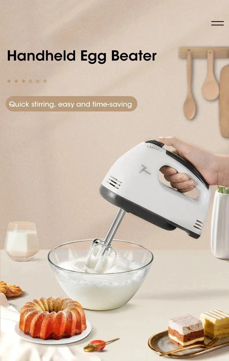 7-Speed Electric Hand Mixer Automatic Blender for home 7-Speed Electric Hand Mixer Automatic Blender for home