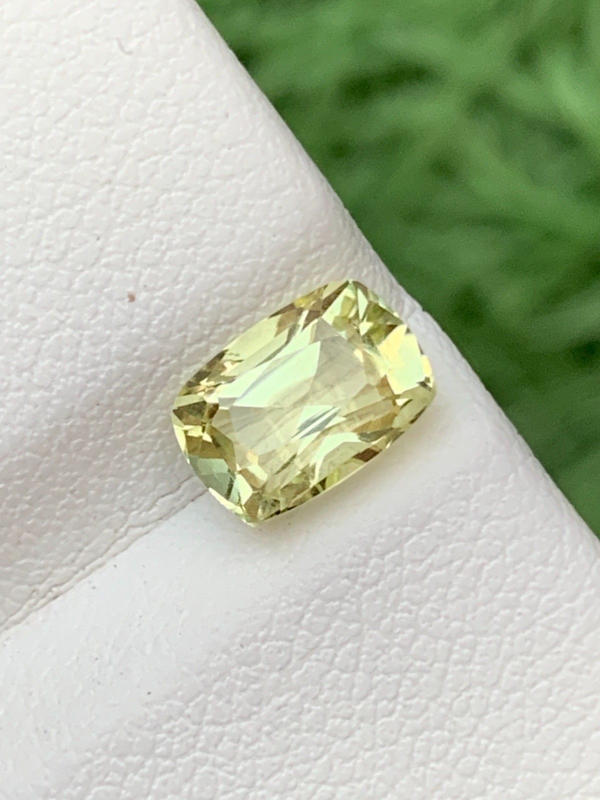 1.48 Ct Natural Yellow Beryl/Heliodor Cushion Cut Loose Gemstone Pakistan